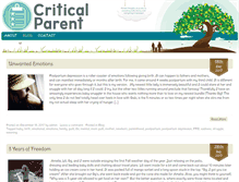 Tablet Screenshot of criticalparent.com